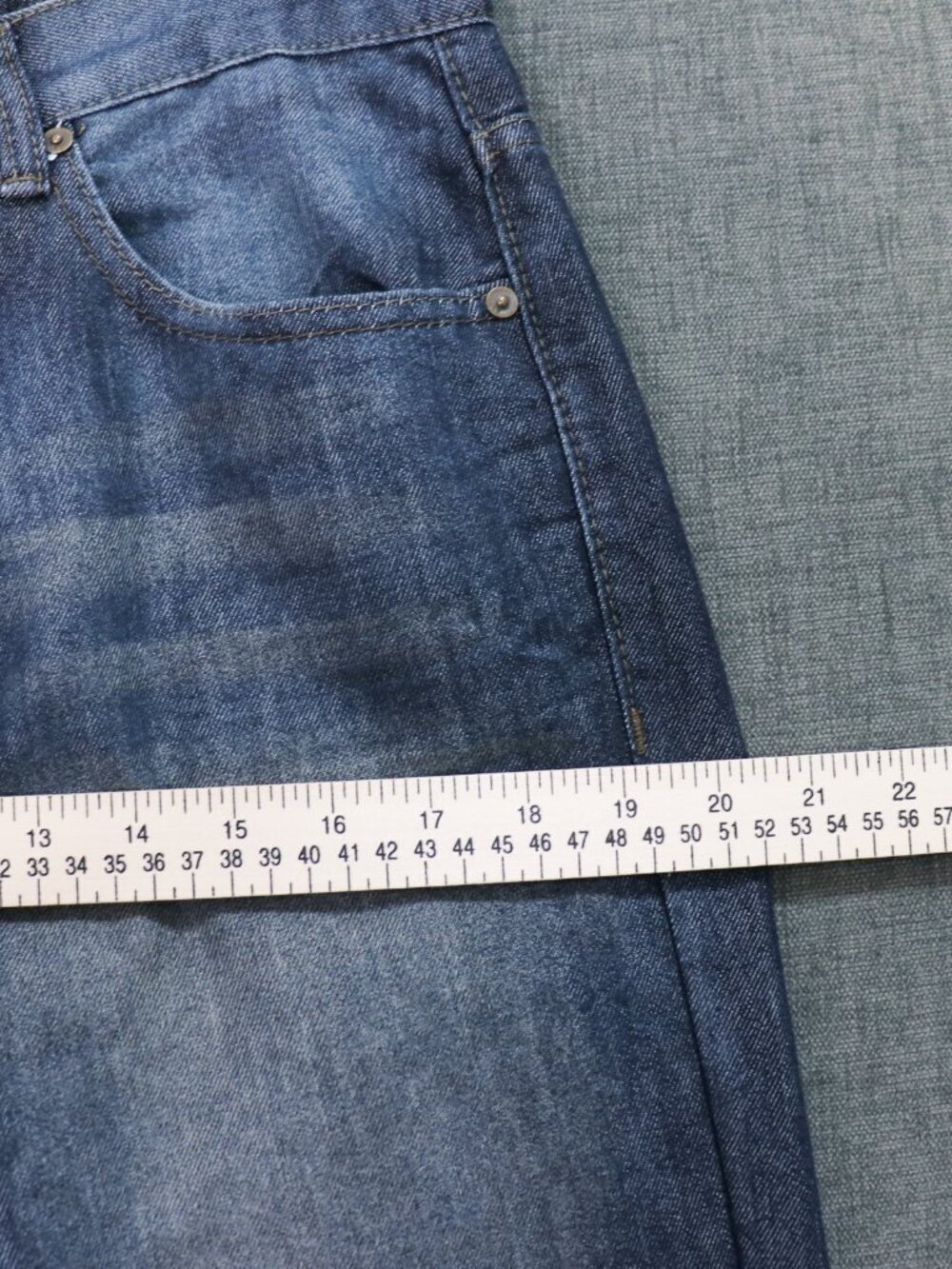 Colours Alexander Julian Mens Jeans 32x*30 Medium Wash Relaxed Straight Denim - Picture 10 of 12